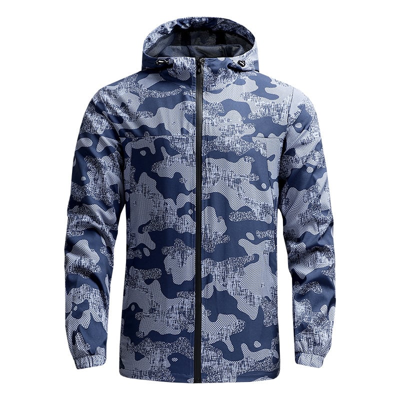 Leichte Herren-Kapuzenjacke im sportlichen Stil - Korex