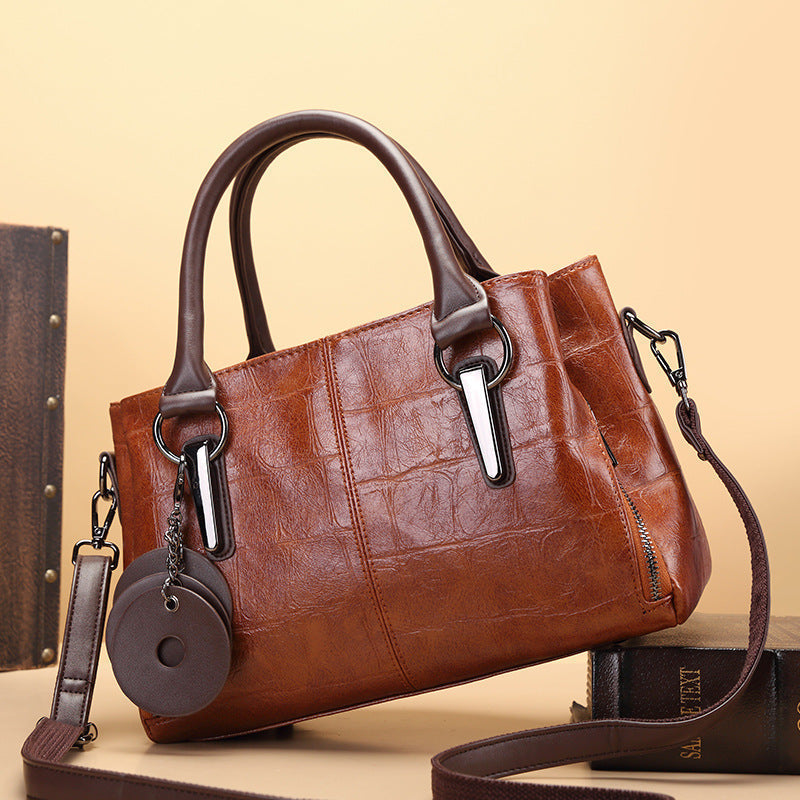 Strukturierte Damenhandtasche mit elegantem Design
