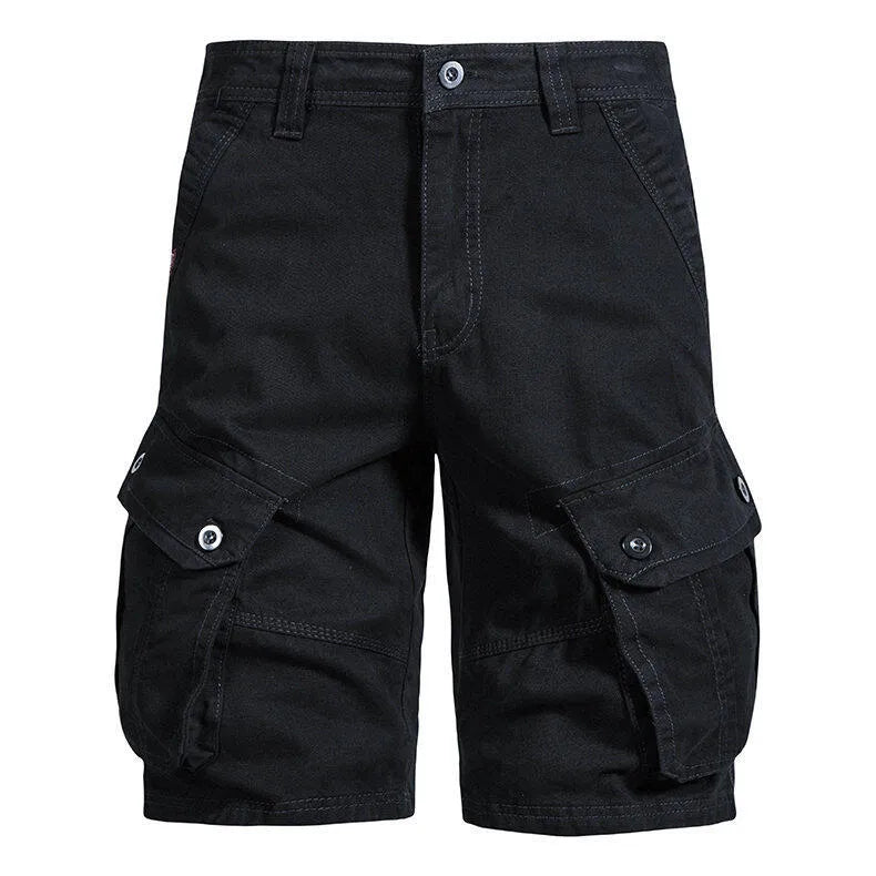 Lässige Cargo-Taschen-Shorts aus Baumwolle für Herren - Jason