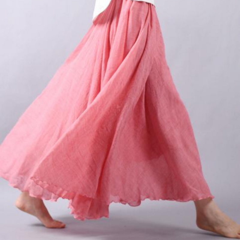 Lockerer Damen-Faltenrock im Boho-Stil – bequem & lässig