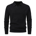 Herren-Jacquard-Strickpullover mit breitem Kragen - Raptor
