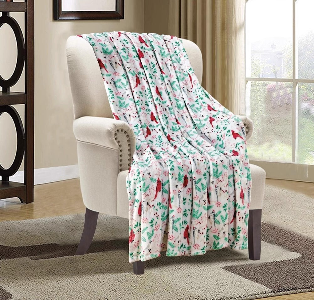 Thermodecke mit Weihnachtsmotiv