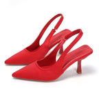 Damen spitz zulaufende Pumps mit mittlerem Absatz - Anays