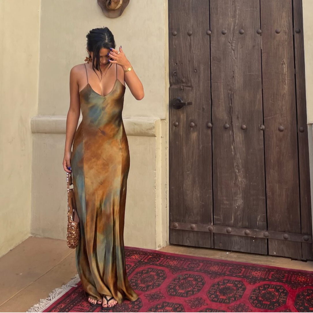 Lizy - Frisches und elegantes langes Kleid