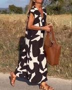 Marina - Elegantes Sommerkleid mit Aufdruck
