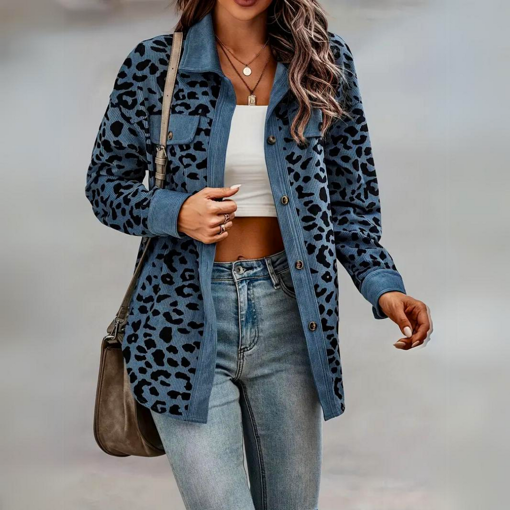 Toos - Schicke Jacke mit Leopardenmuster für Frauen