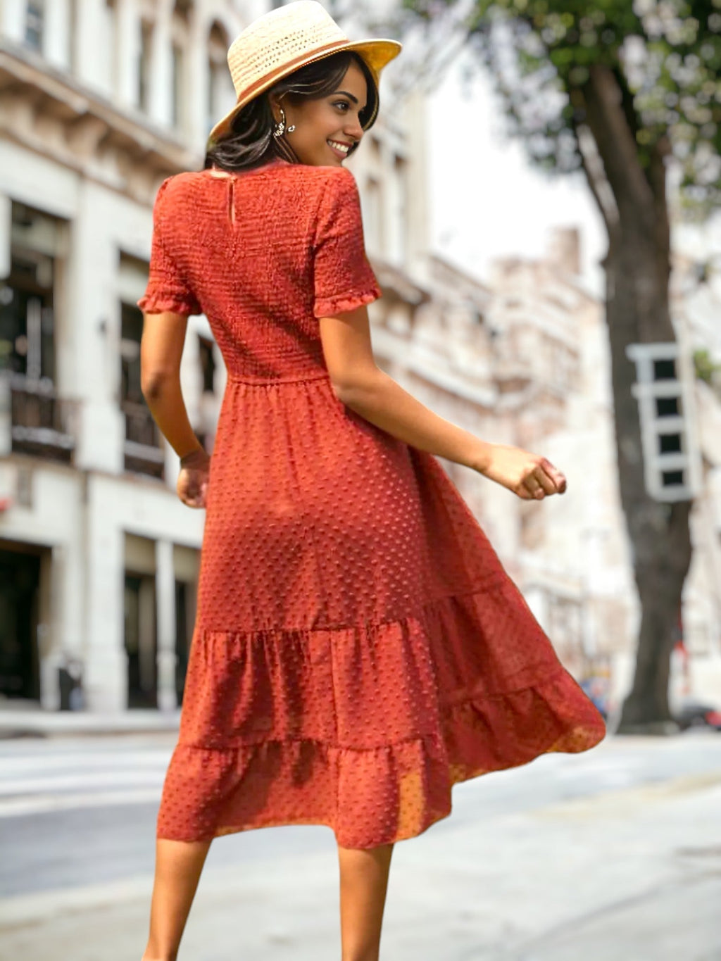Elda - Langes Freizeitkleid für Frauen in verschiedenen Farben