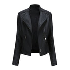 Lederjacke aus gewaschenem Lammleder