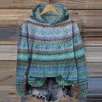Bernstein - Gemütlicher Vintage-Kapuzenpullover