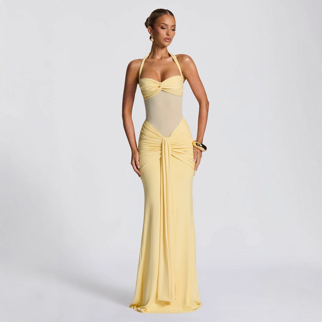 Enges Kleid mit Trägern - Elara