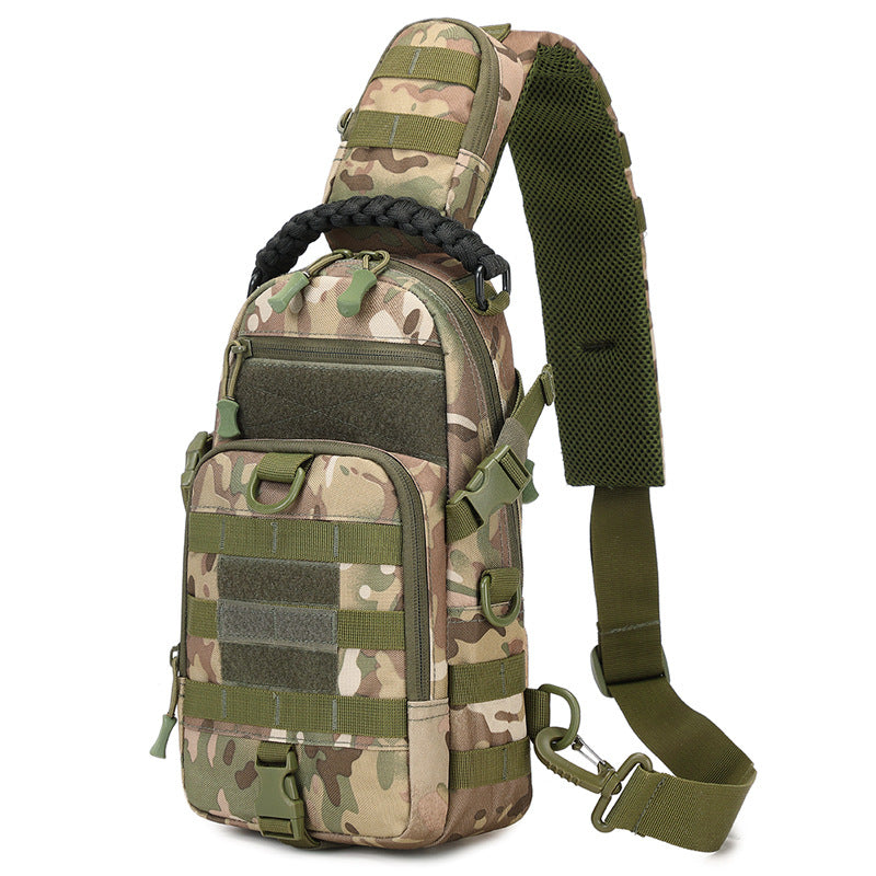 Funktionelle Umhängetasche für Männer in technischem Camouflage - Nicolas