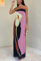 Semma - Off-Shoulder-Maxi mit Blumendruck