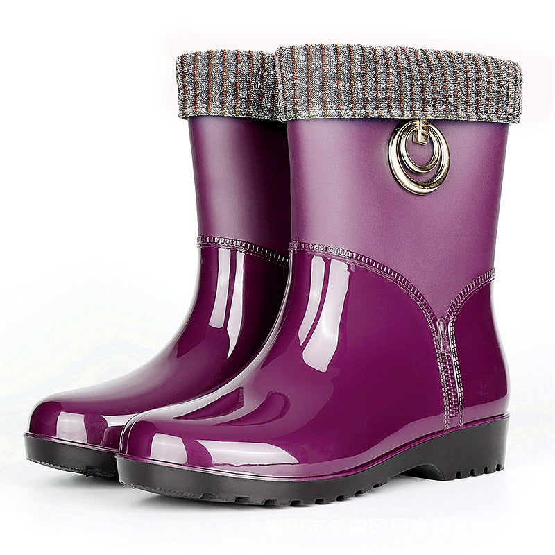 Wasserdichte Damen-Regenstiefel mit Innenfutter - Xavira