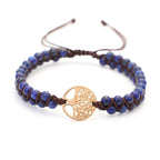 Yoga-Armband mit gewebtem Lebensbaum-Charme