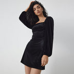 Kleid aus Samt für Frauen - Yalena
