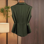 Crossover-Top aus Satin für Frauen - Freja