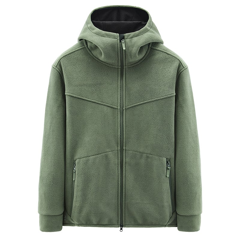 Fleecejacke mit Kapuze für Männer - Nils