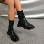 Sereny Stiefelette mit Riemchendetails