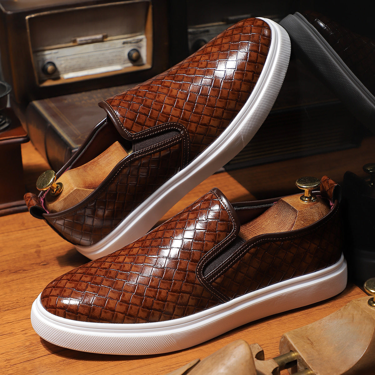 Leder-Gleitschuh - Harry
