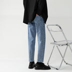 Herrenjeans mit hoher Taille und konischem Schnitt - Torvild