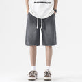 Gewaschene Denim-Shorts für Männer mit Baggy-Style - Matias