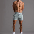 Ryder - Gestreifte Jogger-Shorts