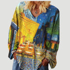 Aria - Lässige Bluse Hemd