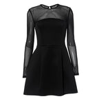 Minikleid mit transparenten Ärmeln - Clara