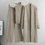 Dreiteiliges Winter-Strickset - Isolde