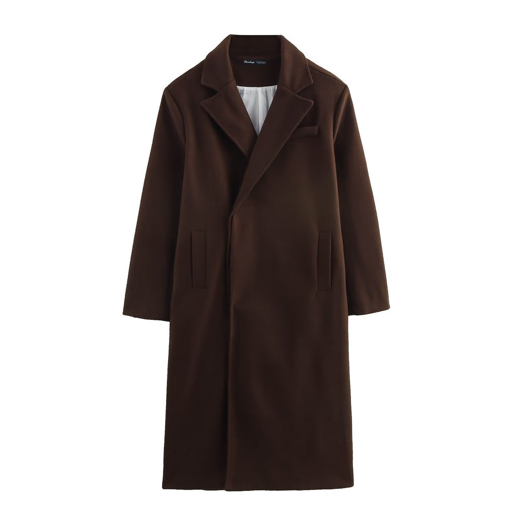 Designer-Damenmantel mit weitem Schnitt - Alviane