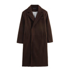 Designer-Damenmantel mit weitem Schnitt - Alviane