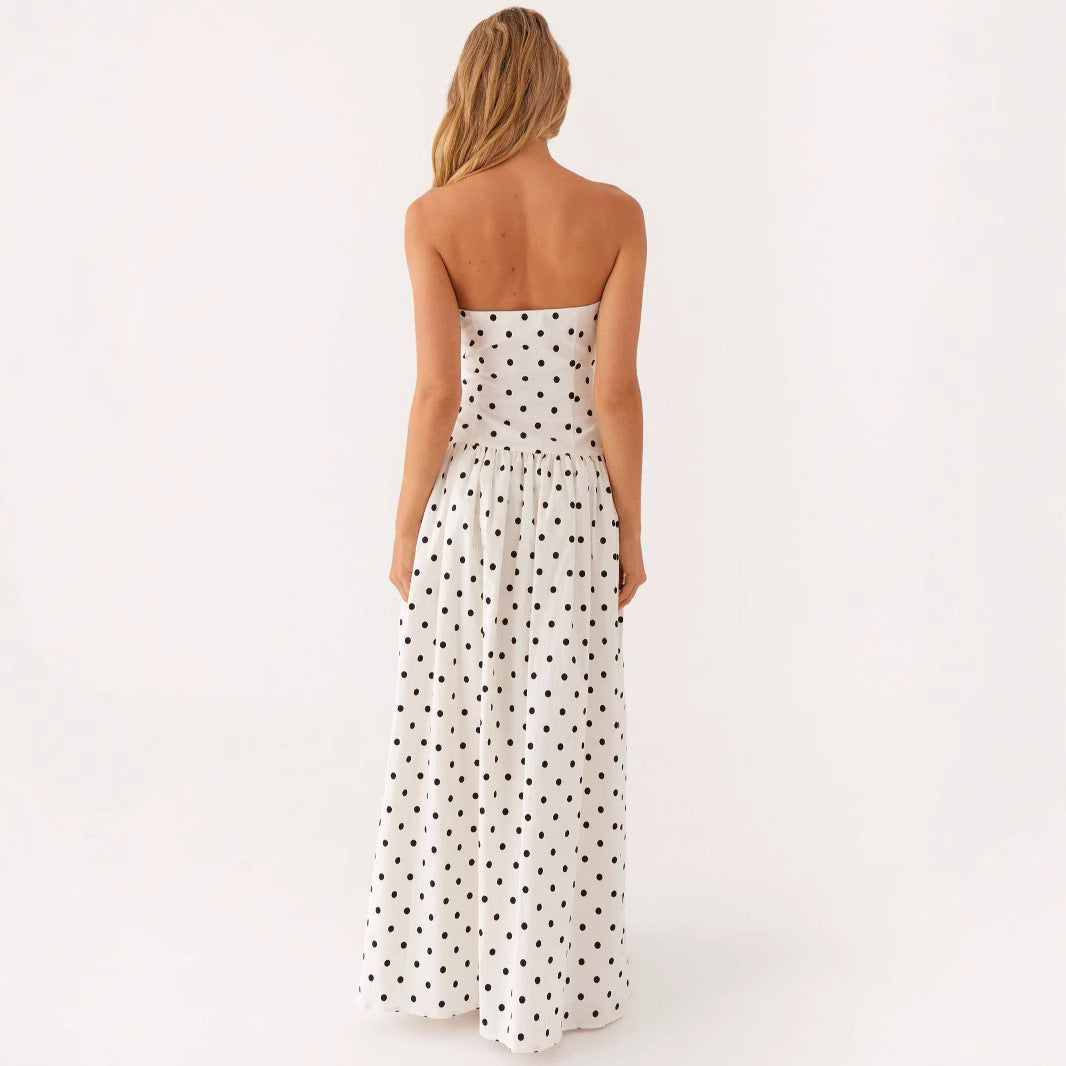 Bedrucktes langes Kleid Frauen - Selene