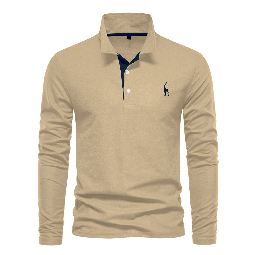 Langärmeliges Herren-Poloshirt - Dario