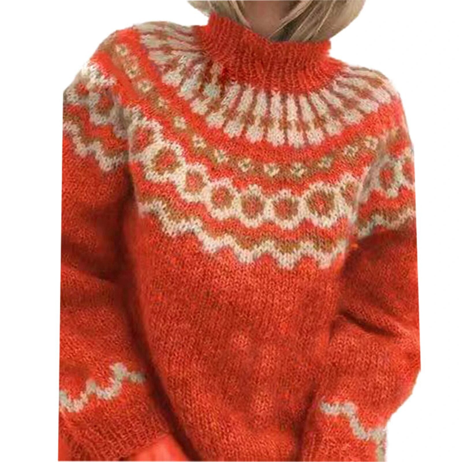ATHENA - Rollkragenstrickpullover für Damen