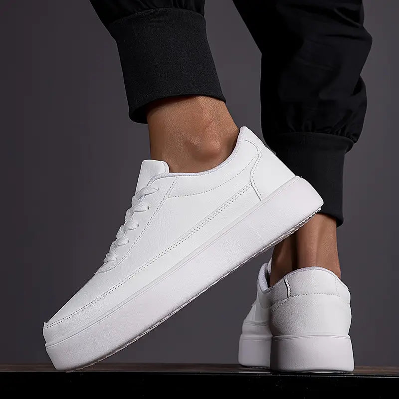 Tristo – Weiße Skateschuhe für Herren