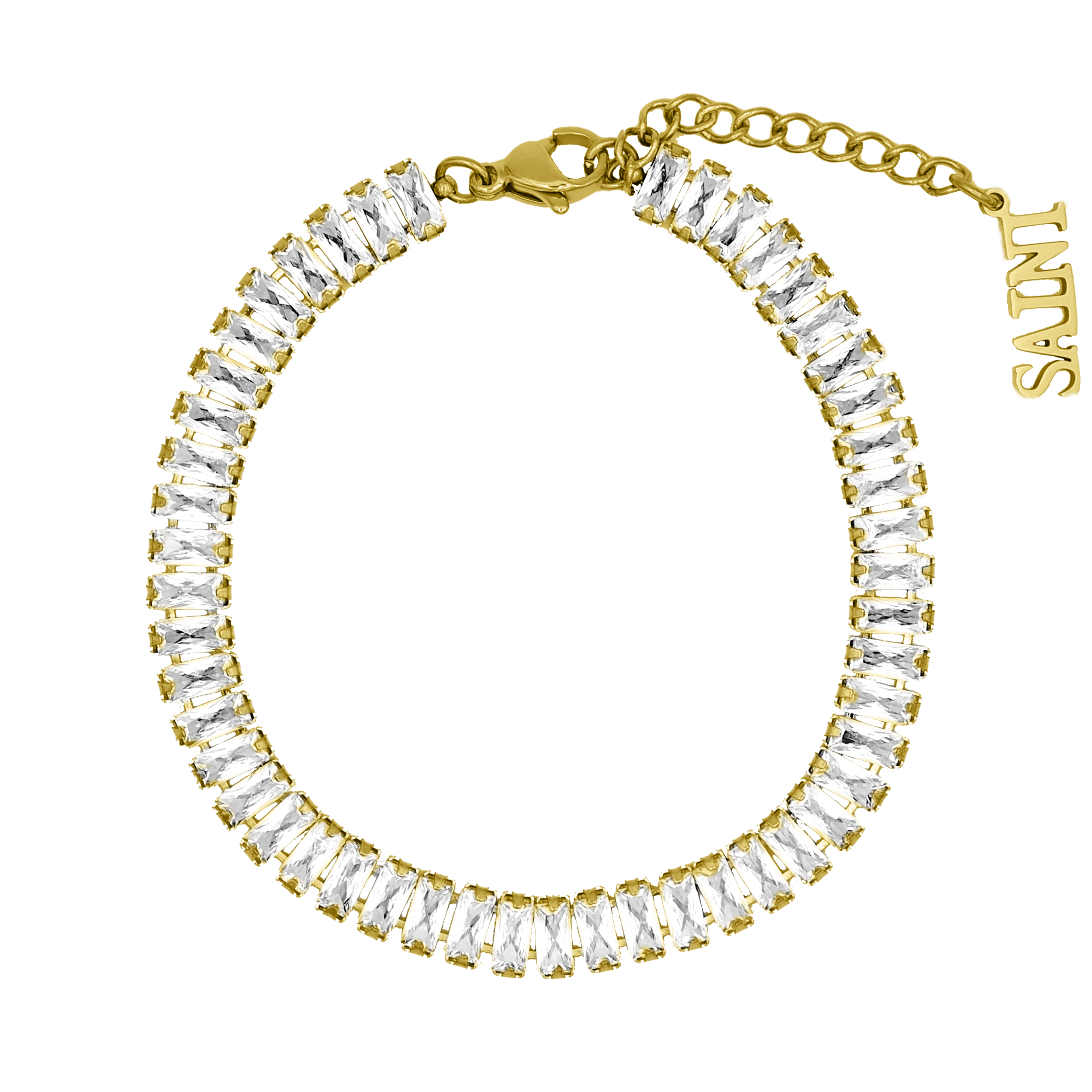 Prestige Icy Baguette Armband 18K Vergoldet