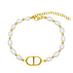 Recognition Pearl Armband 18K Vergoldet
