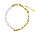 Elegant Pearl Armband 14K Vergoldet