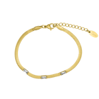 Signature Sleek Armband 14K Vergoldet