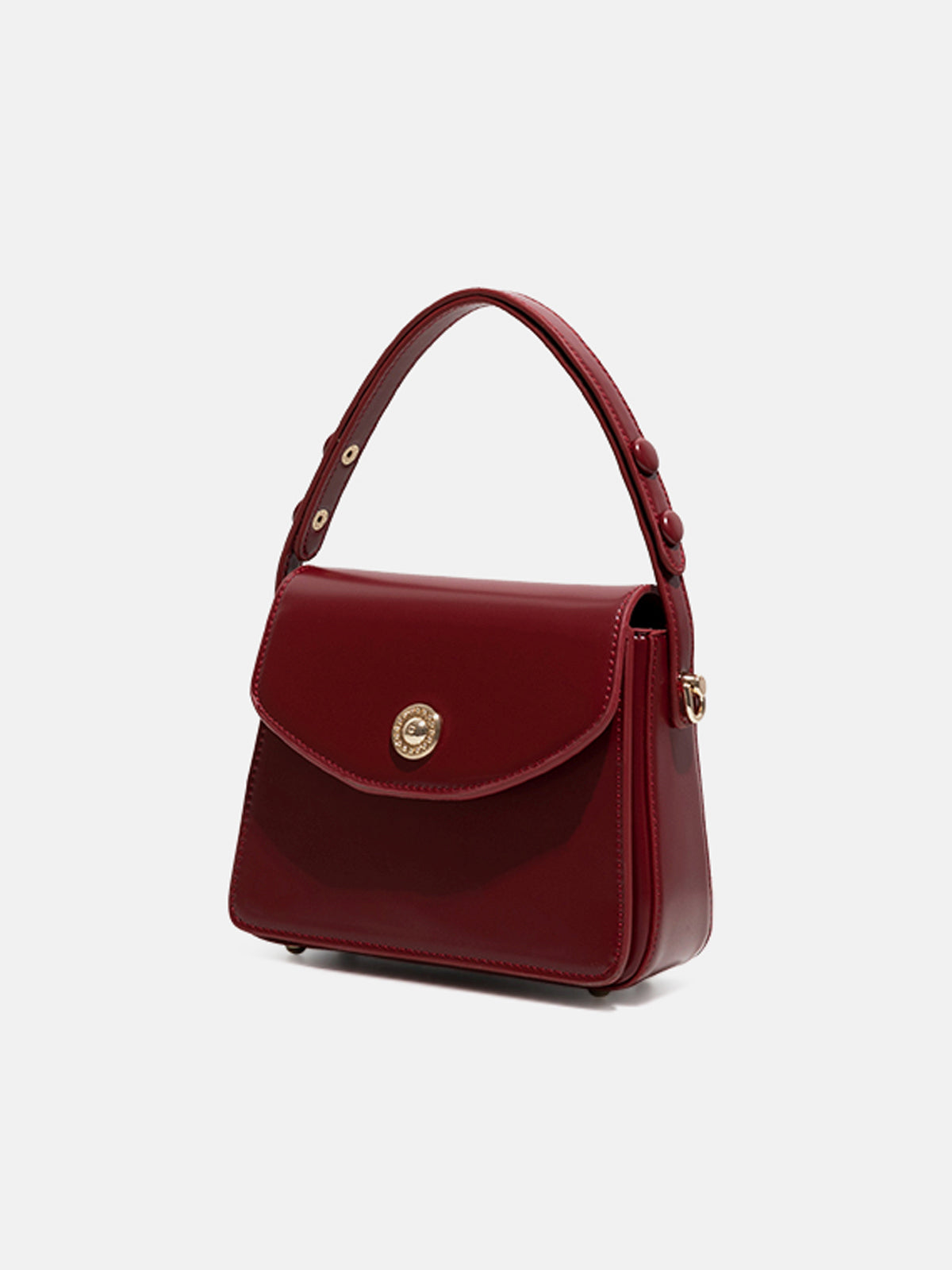 Damenhandtasche mit Klappe und eleganter Verarbeitung
