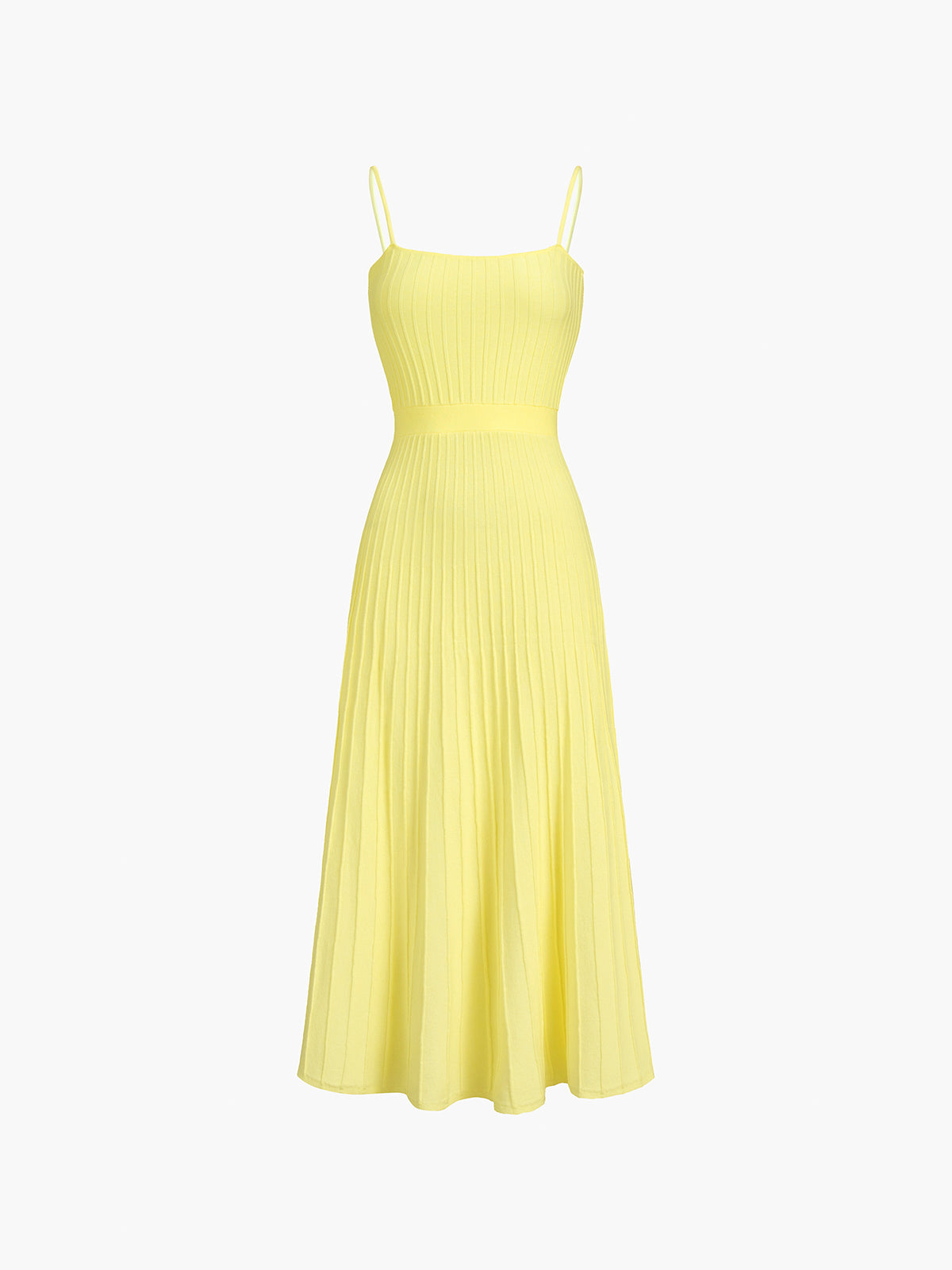 Addison - Midi-Sonnenkleid aus Rippe