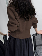 Damenstrickjacke mit Wickelmuster - Ragnhild