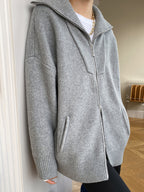 Damen Strickjacke mit offenem Halsausschnitt - Svanhildr