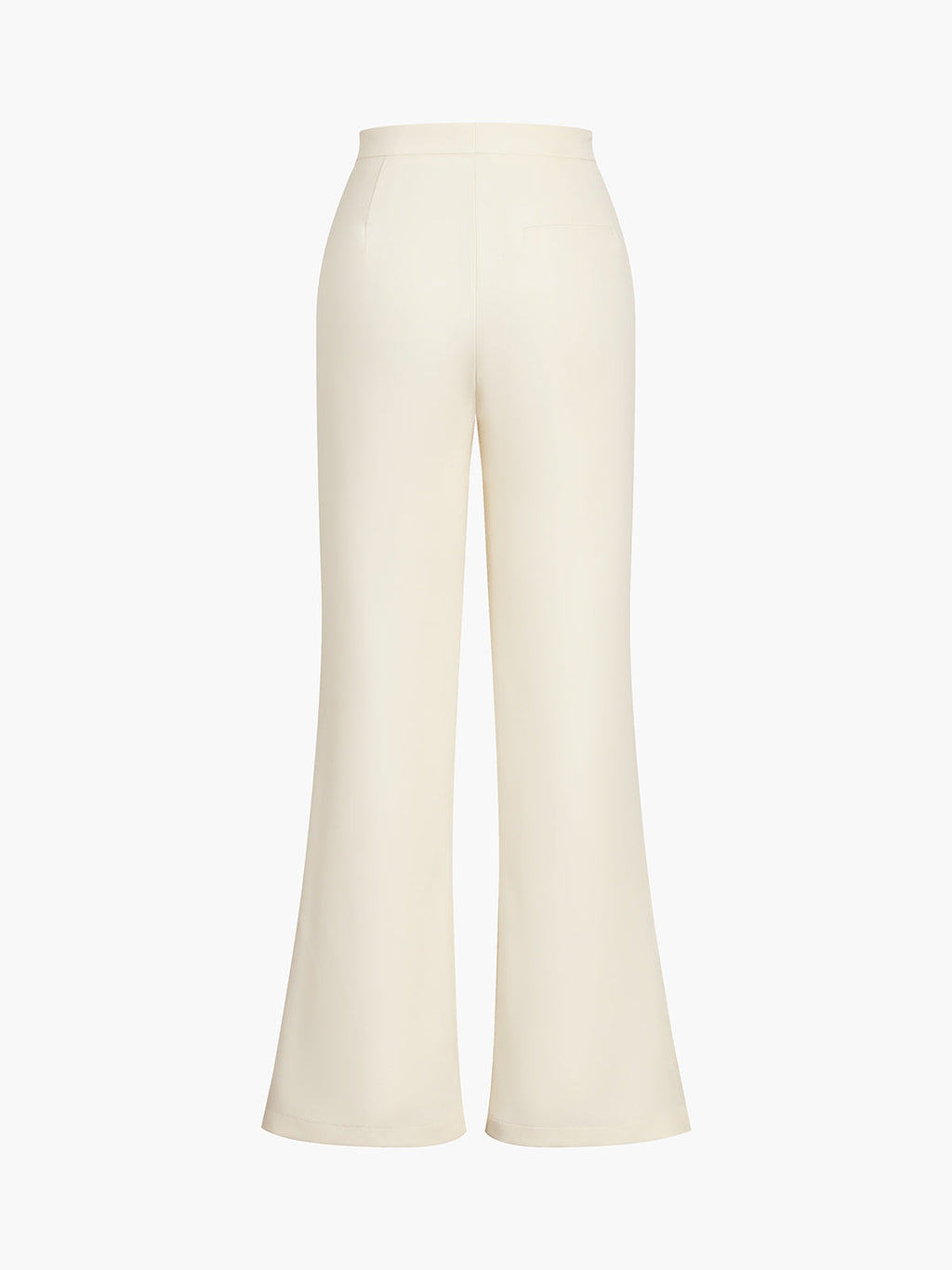Einfarbiges Oberteil mit weiter Hose