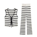 Sheila - Gestreiftes Strickset
