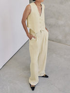 Emilia - Set aus ärmelloser Weste und Hose