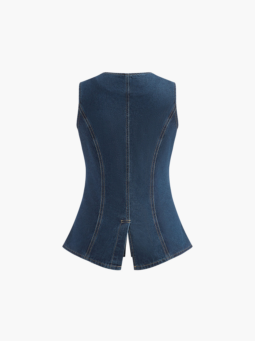 Saula - Denim Schößchenweste mit Shorts Set