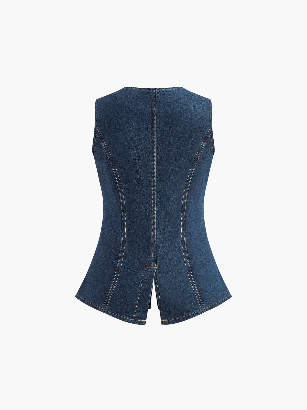 Saula - Denim Schößchenweste mit Shorts Set