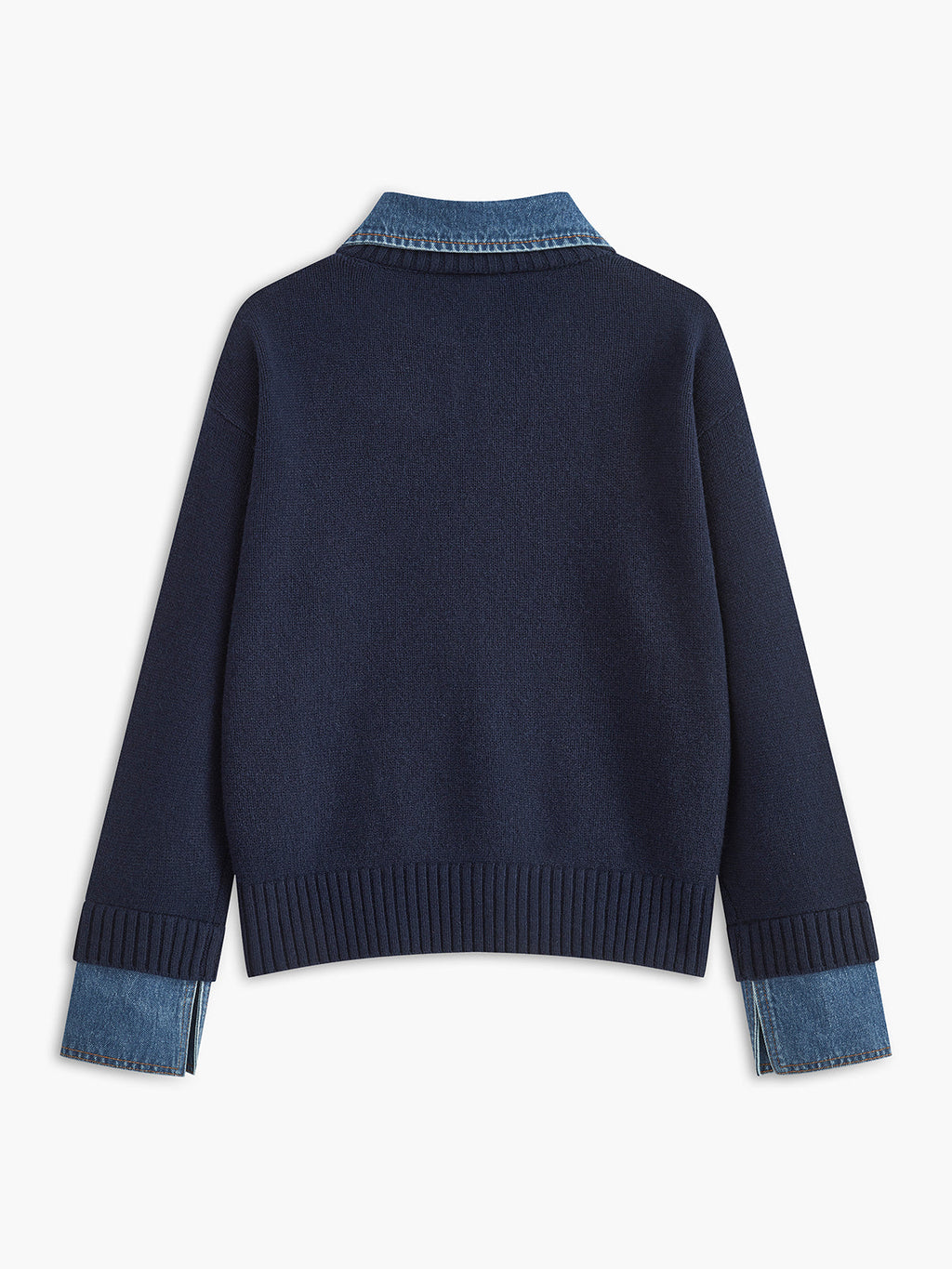Damen-Pullover mit Hemdkragen - Alriksa