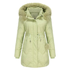 BELLE - Wattierte Winterjacke mit flauschigem Kragen